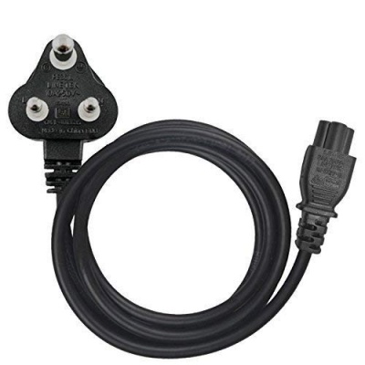 Laptop Power Cable Cord- 3 Pin Adapter (5 Feet/ 1.5 Meter)